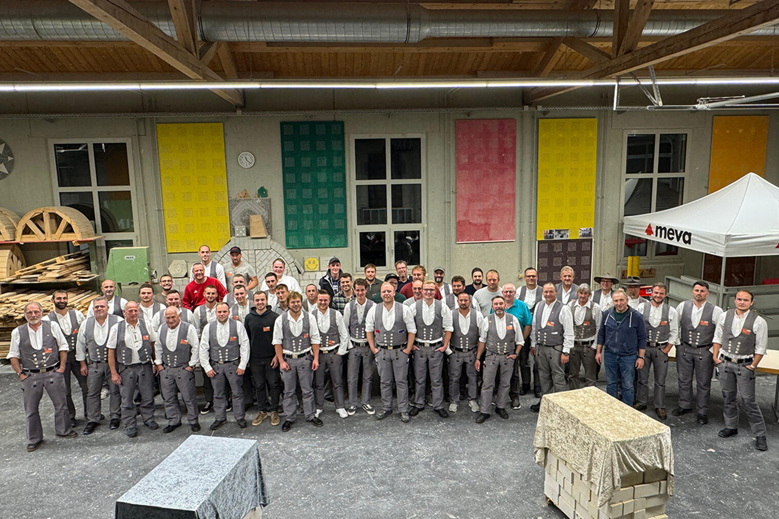 Gruppenfoto vom Maurertreff 2025 in der Bildungsakademie Rottweil.