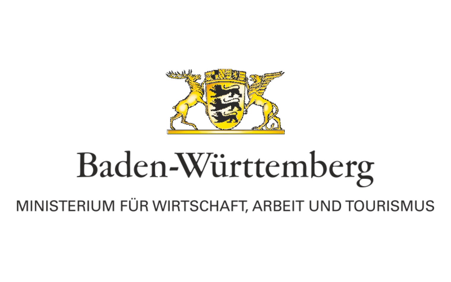 Logo des Ministeriums für Wirtschaft, Arbeit und Tourismus.