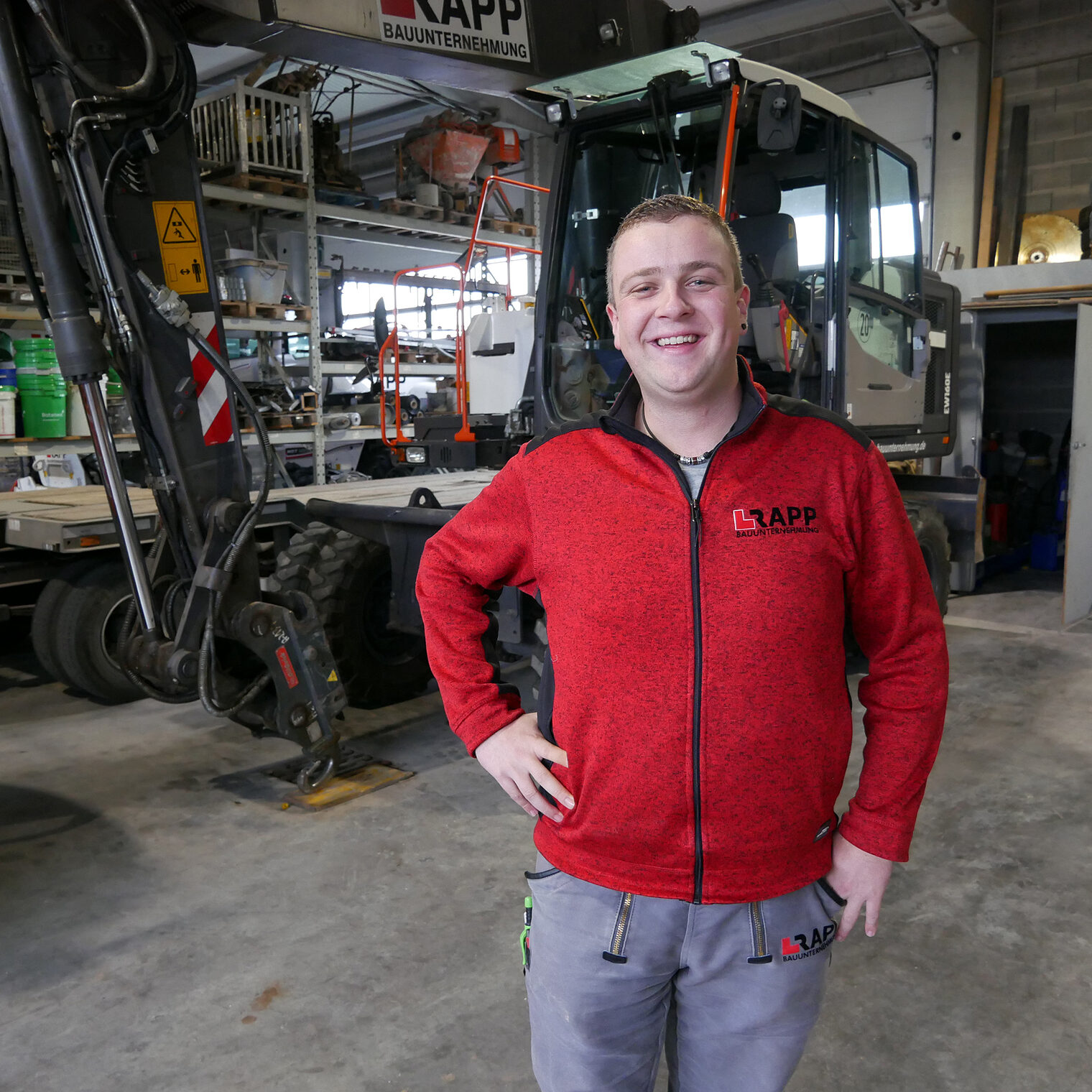 Niklas Rapp von der Rapp Bauunternehmung