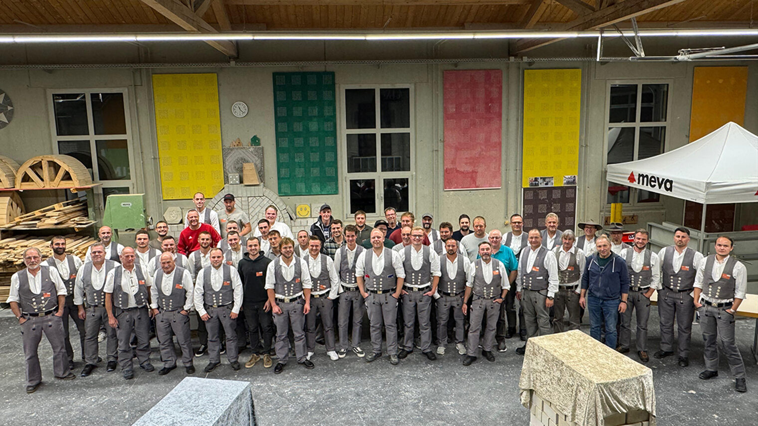 Gruppenfoto vom Maurertreff 2025 in der Bildungsakademie Rottweil.